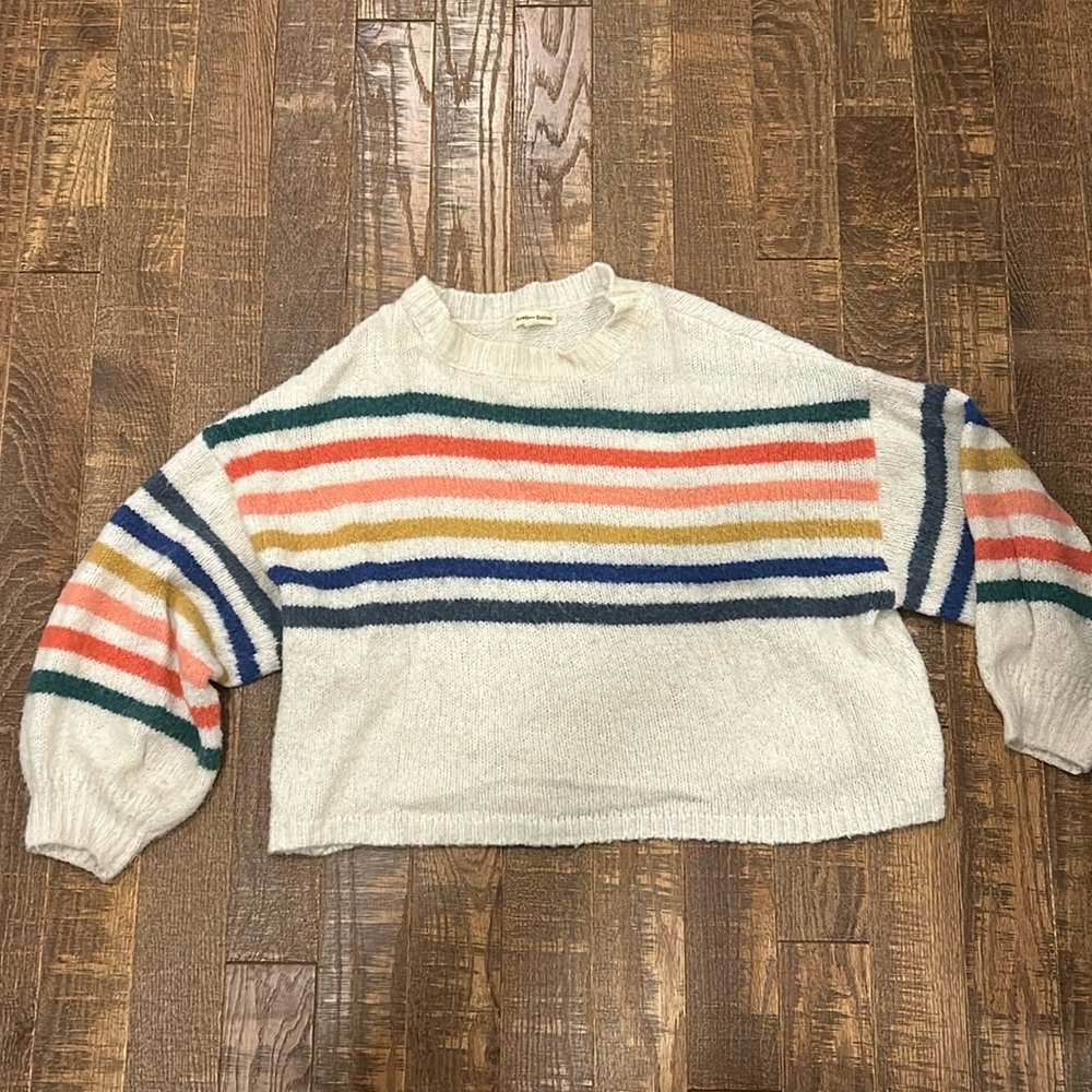 Super Soft Muted Rainbow Sweater